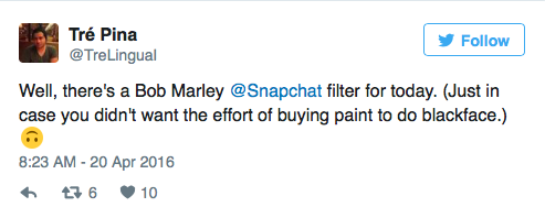 Filtro de Bob Marley causa escándalo en Snapchat - bob-2