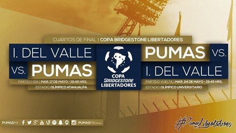 Definen horarios de Pumas para los cuartos de final de la Copa Libertadores - 13178927_1331275466902423_5788493363382001238_n