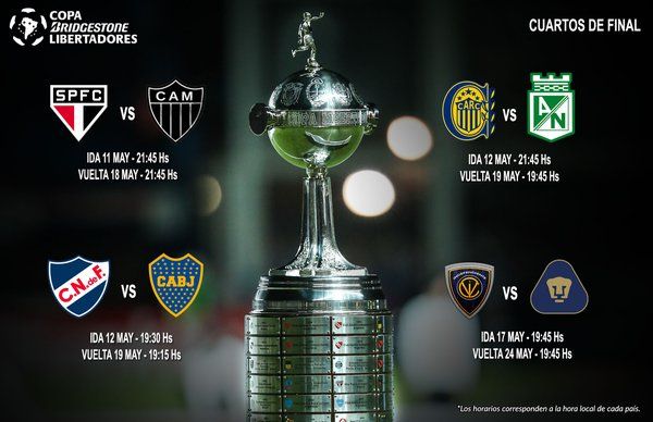 Definen horarios de Pumas para los cuartos de final de la Copa Libertadores - ChyQn-TUkAAdein