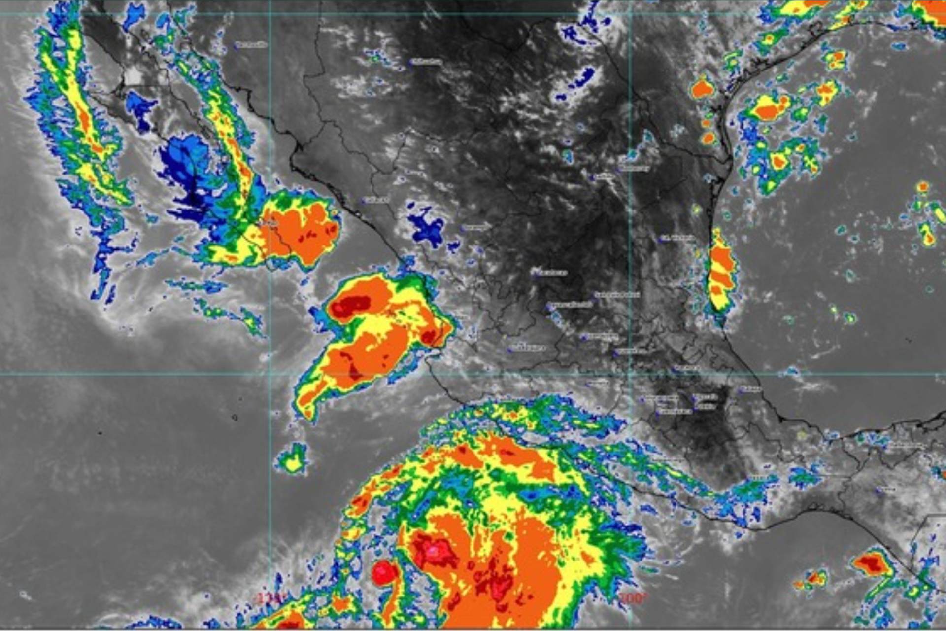 Se forma Depresión Tropical Nueve E en el Pacífico mexicano