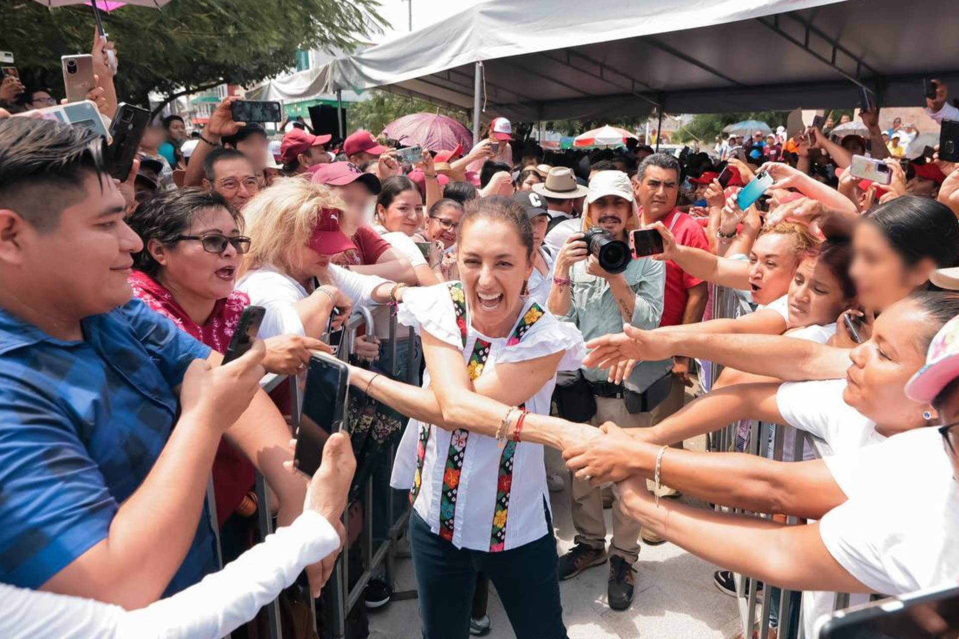 Sheinbaum promete en Tabasco cuidar legado del presidente López Obrador