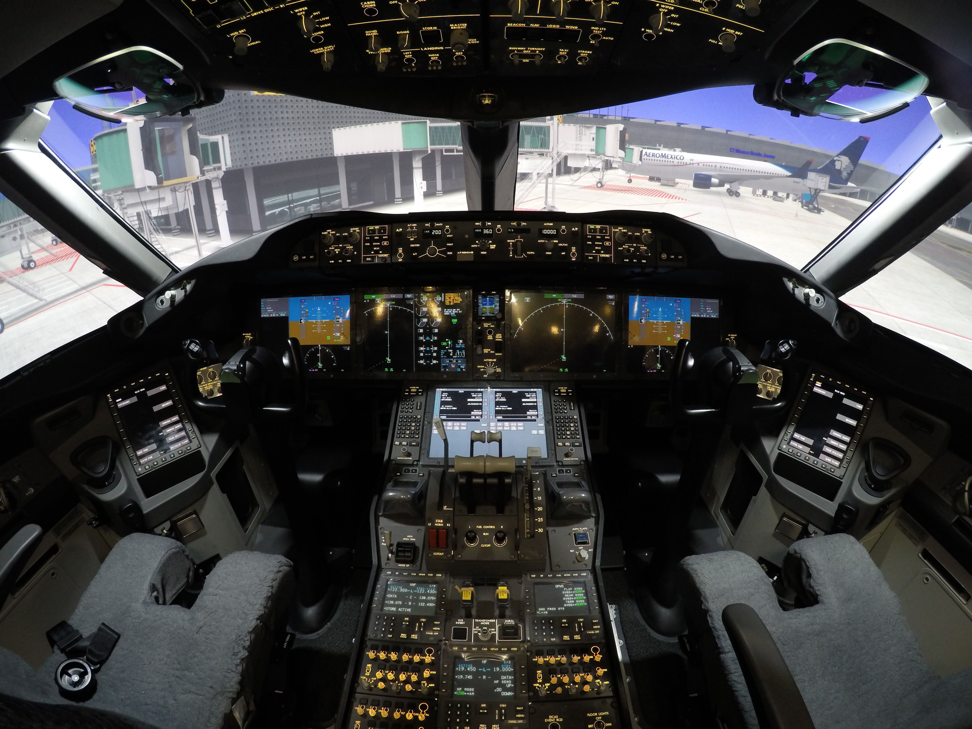 Simulador Boeing 787 – Aeroméxico Formación