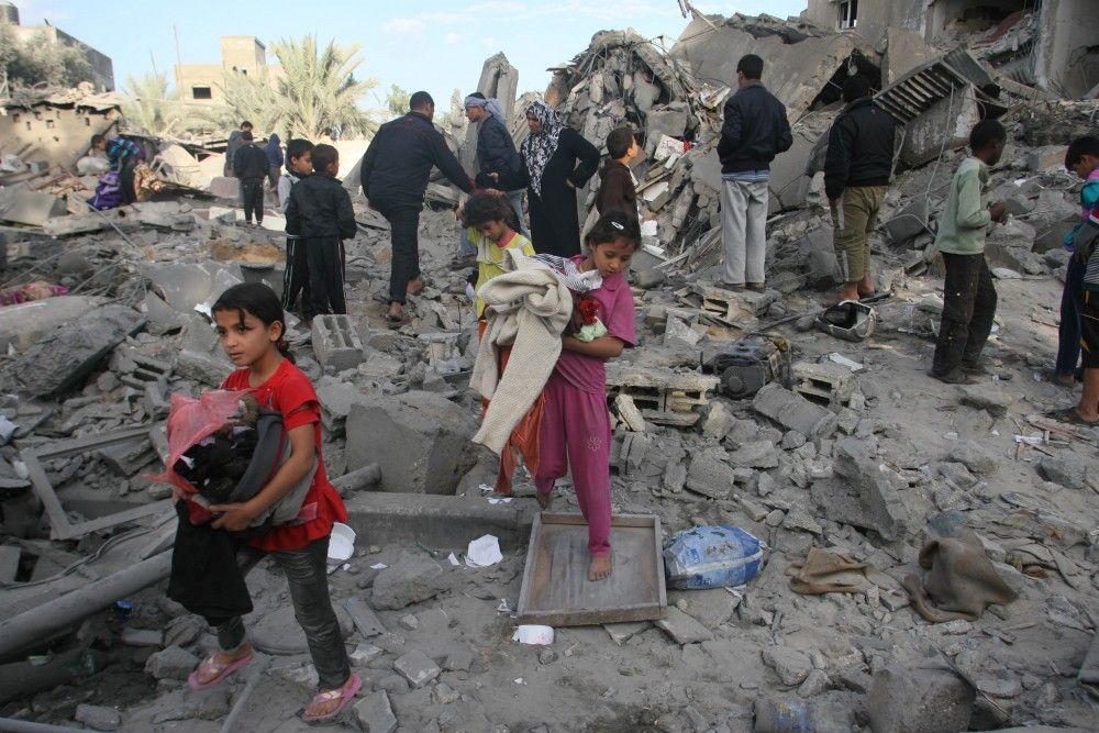 Desplazada más de un cuarto de la población en Gaza: ONU
