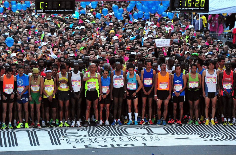 Habrá cortes en vialidades y transporte público del DF por maratón