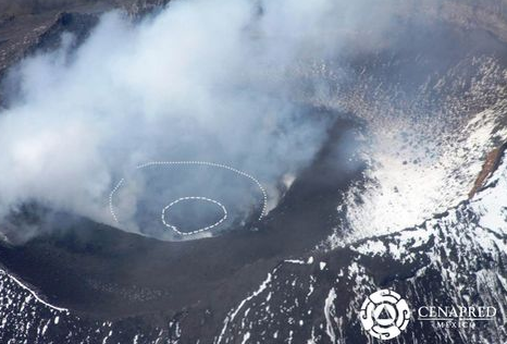 Se forma domo de lava en el Popocatépetl