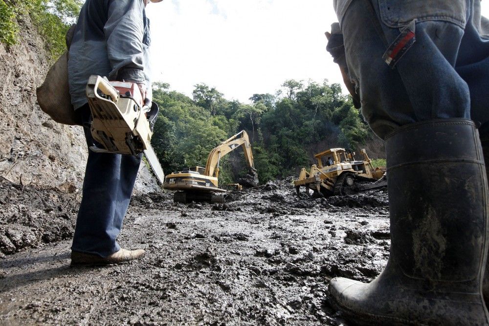 Muere una mujer a causa de un deslave en Puebla Muere una mujer a causa de un deslave en Puebla