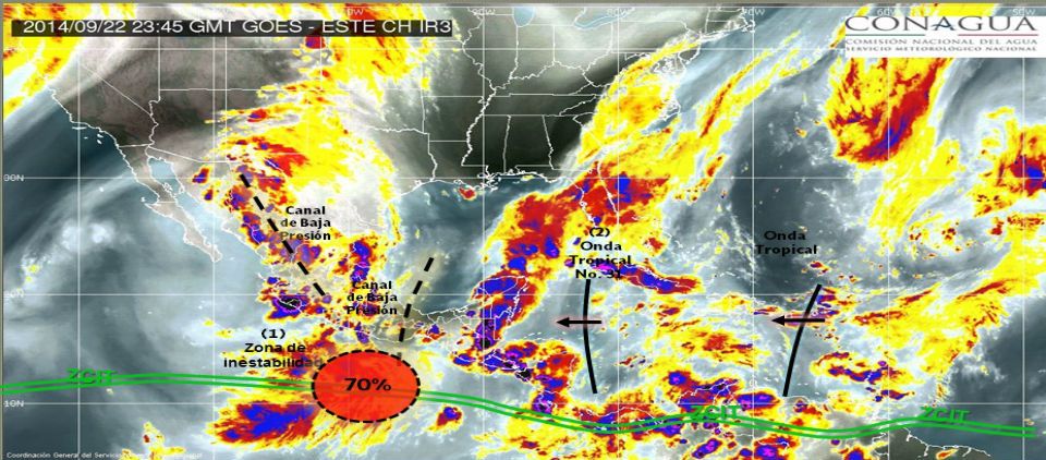 Baja presión podría convertirse en ciclón tropical en próximas horas