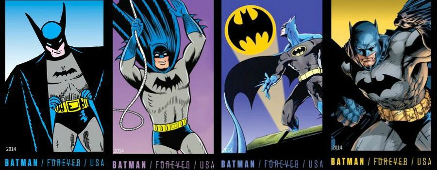 Lanzan estampillas de correo por el 75 aniversario de Batman