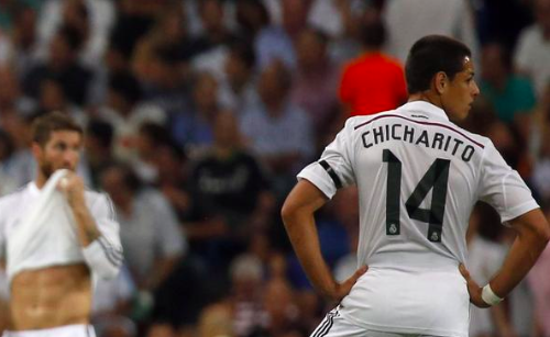 Doblete de Chicharito con el Real Madrid