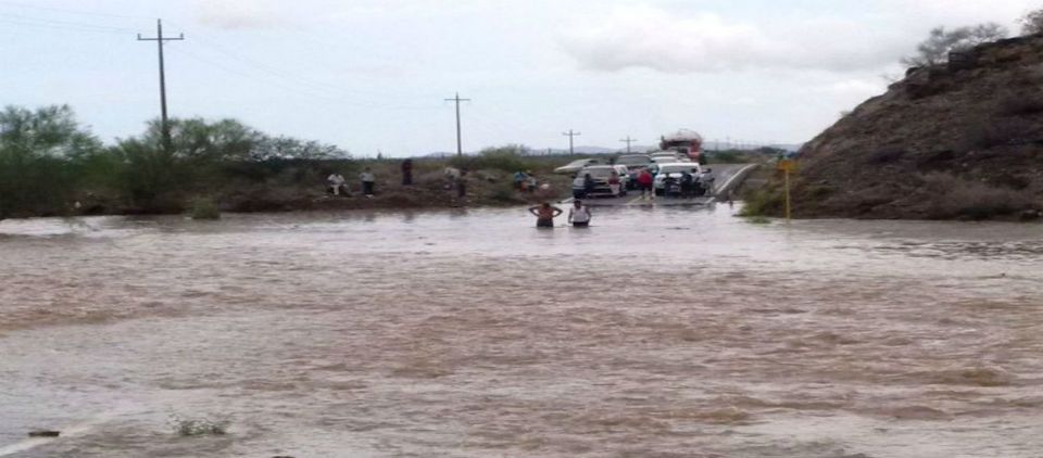 SCT alerta por afectaciones en carretera Transpeninsular SCT alerta por afectaciones en carretera Transpeninsular