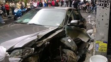 Choque en el Centro Histórico deja 2 lesionados