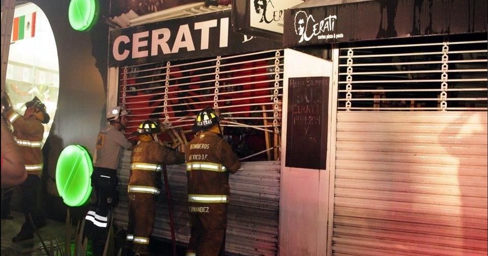 Se incendia “Cerati” en la Colonia Roma Se incendia “Cerati” en la Colonia Roma