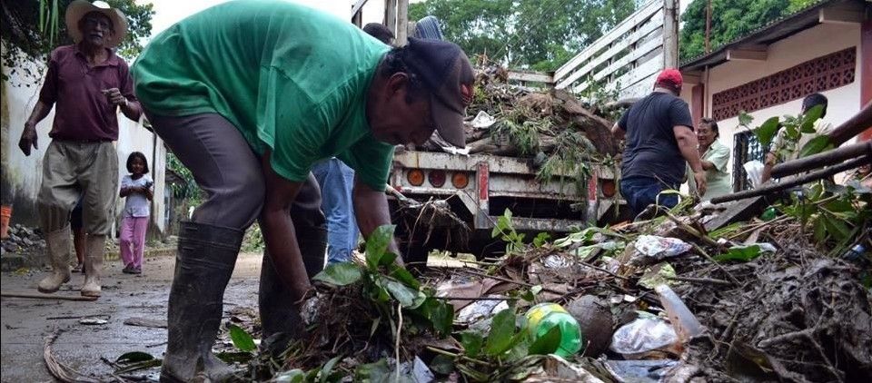 Desbordamiento de río en Chiapas daña mil casas