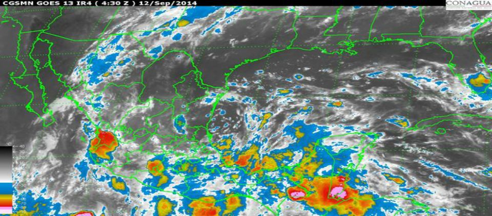 Odile provocará lluvias intensas en Guerrero, Michoacán, Colima y Jalisco