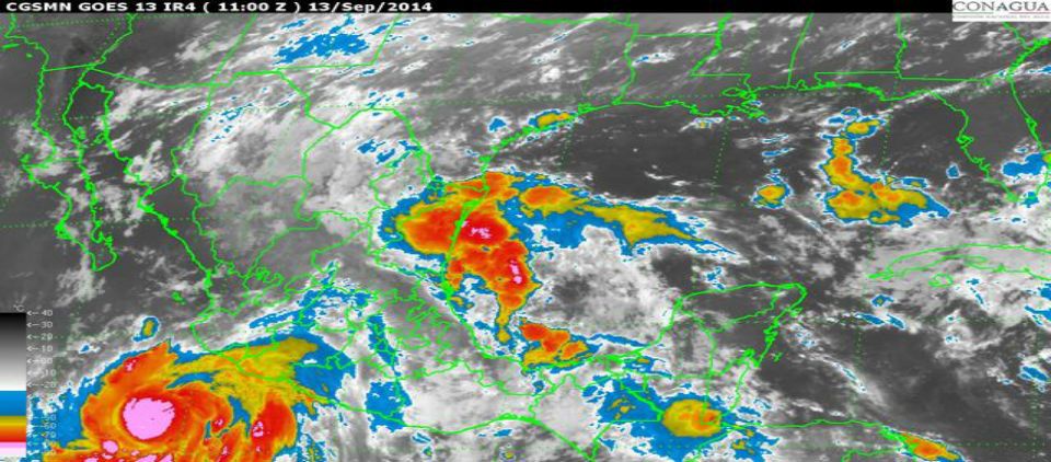 Odile provocará lluvias intensas en 5 estados