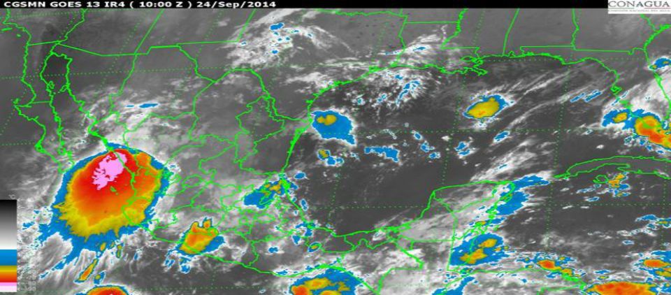 Zona de inestabilidad causará lluvias en gran parte del país