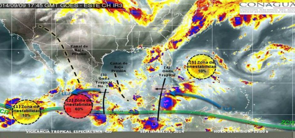 Habrá nueva tormenta tropical en las próximas 48 horas Habrá nueva tormenta tropical en las próximas 48 horas