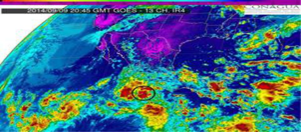 Se forma nueva depresión tropical en el Pacífico mexicano