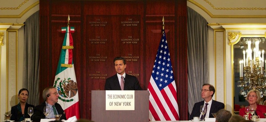 EPN destaca disminución de violencia y reforma energética en EE.UU.
