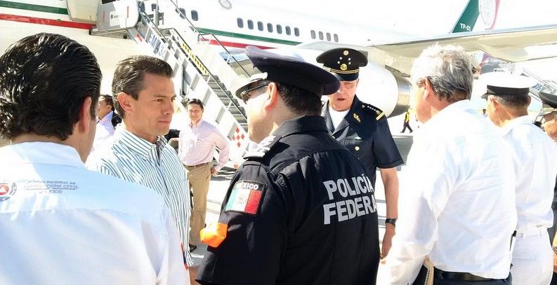 Llega EPN a Los Cabos para supervisar acciones del Gobierno Federal