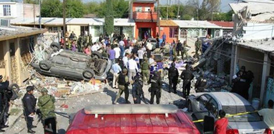 Explosión de gas deja dos muertos en Nuevo Laredo Explosión de gas deja dos muertos en Nuevo Laredo