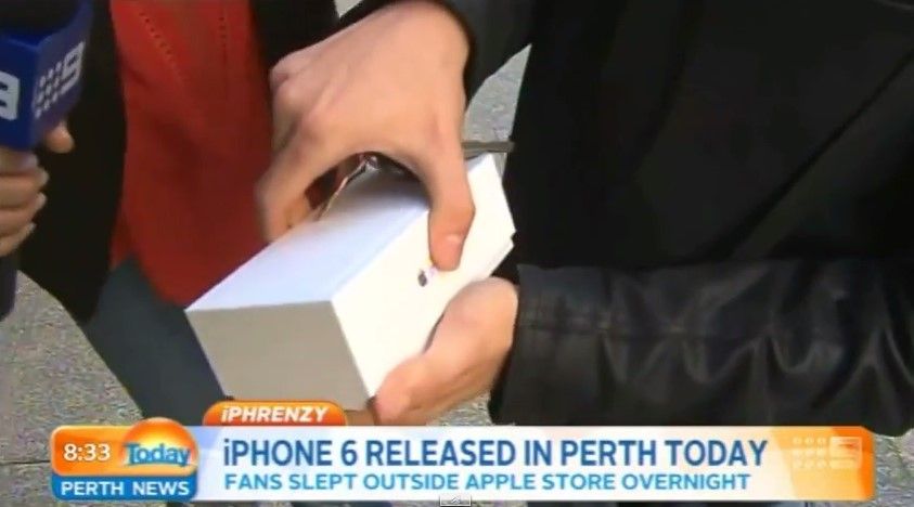 Presume iPhone 6 y lo tira antes de estrenarlo Presume iPhone 6 y lo tira antes de estrenarlo