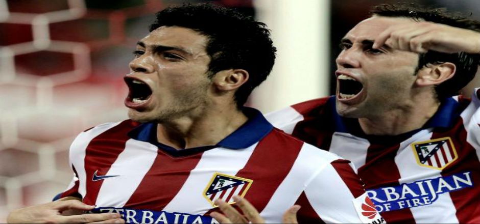 Raúl Jiménez anota su primer gol con el Atlético de Madrid