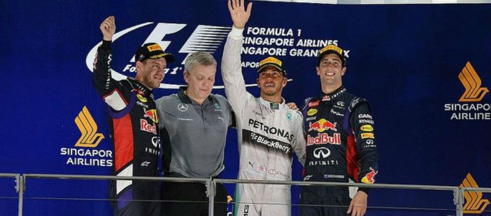 Hamilton gana Gran Premio de Singapur