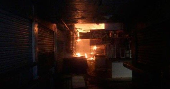 Se incendia mercado de Tlalnepantla