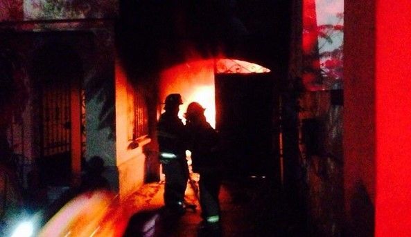 Incendio en la Colonia del Valle