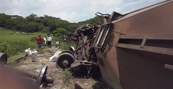 Descarrilamiento de “La Bestia” número 12 en 3 meses