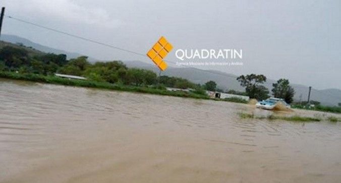 Reportan 80 viviendas dañadas por lluvias en Oaxaca
