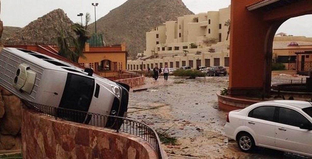 Paso de ‘Odile’ por Los Cabos en imágenes