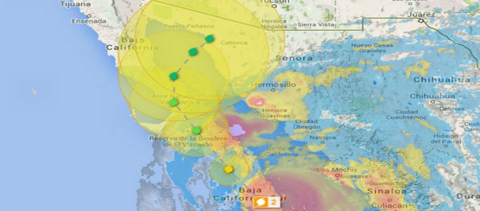 Evacúan a más de 230 personas en Hermosillo por Odile Evacúan a más de 230 personas en Hermosillo por Odile