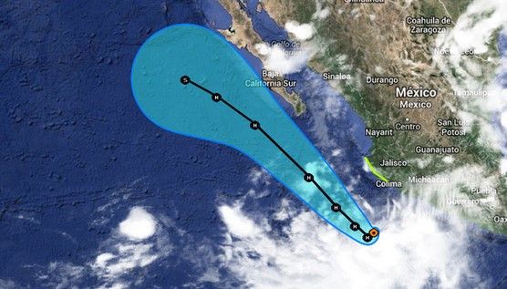 Avanza ‘Odile’ hacia el noroeste del país