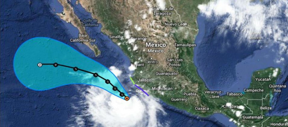 Polo sigue trayectoria de Odile: SMN
