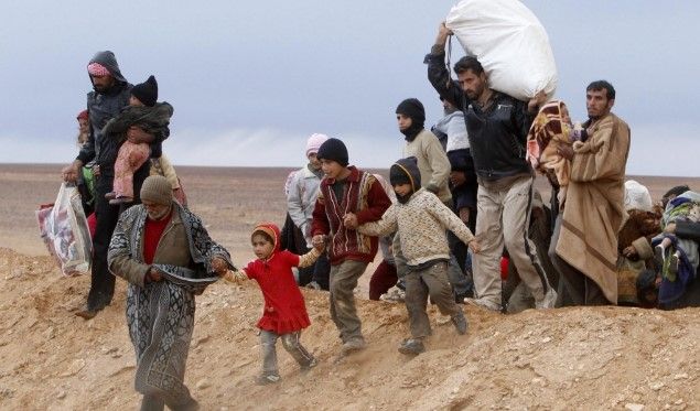 Kurdos sirios migran a Turquía huyendo de Estado Islámico