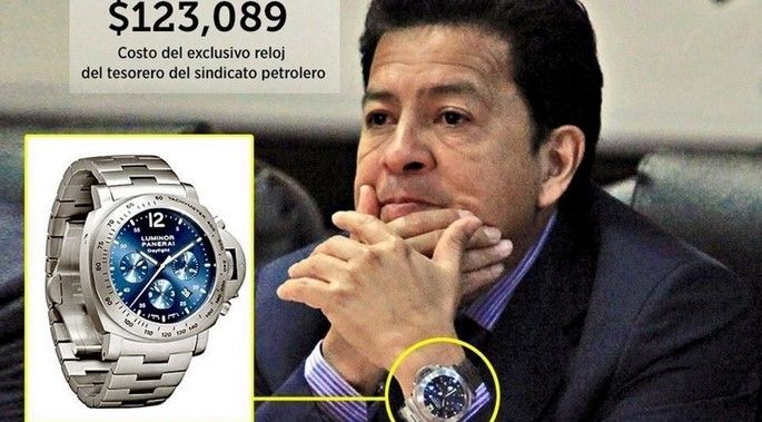 Roban reloj de 126 mil pesos a diputado federal