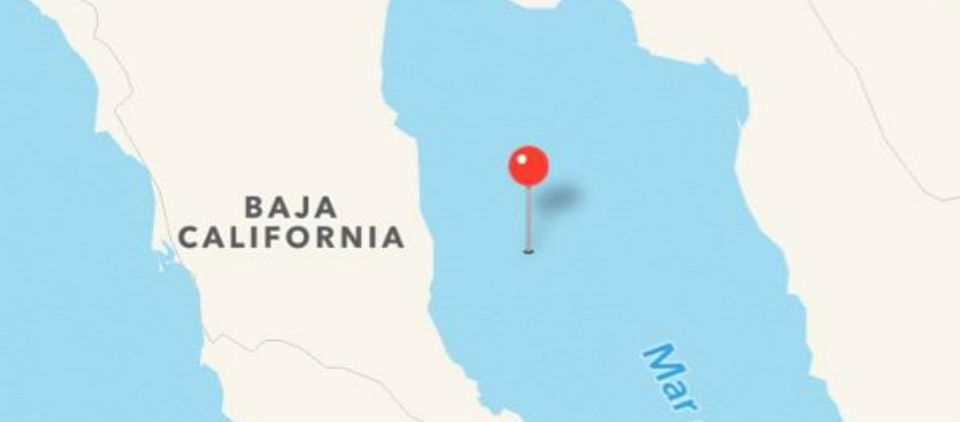 Nuevo sismo en el Mar de Cortés