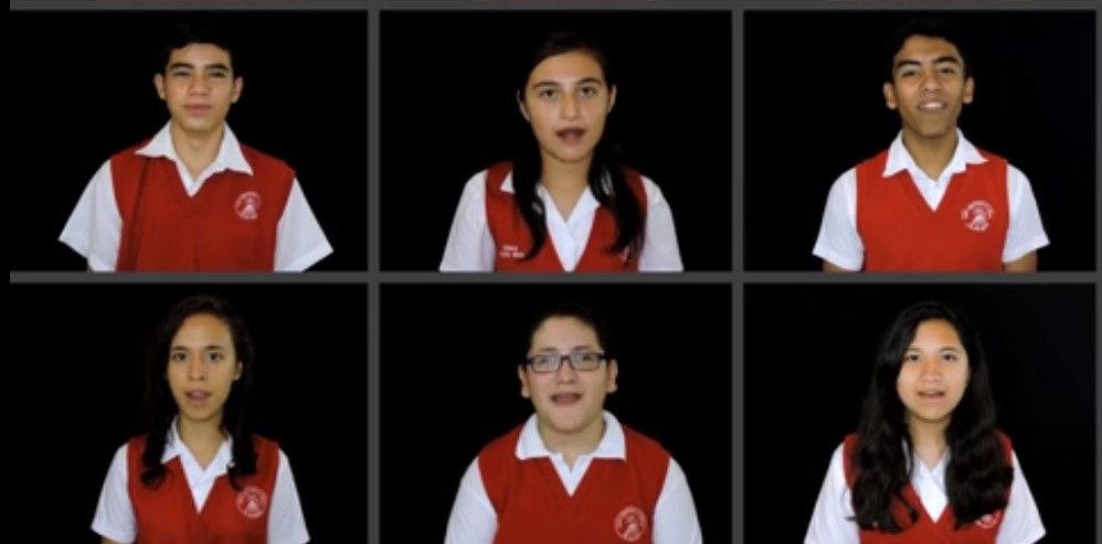 Interpretan “El Son de la Negra” sin instrumentos Interpretan “El Son de la Negra” sin instrumentos