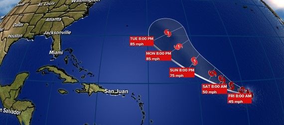 Se forma tormenta tropical Edouard en el Atlántico