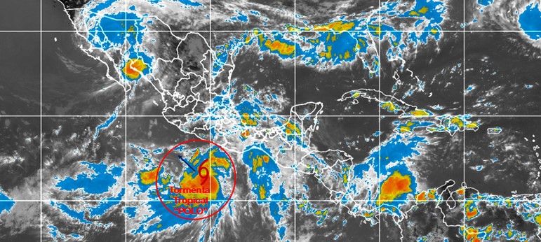 Tormenta “Polo” provoca inundaciones y derrumbes en Oaxaca