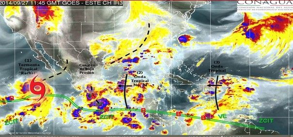 Rachel podría intensificarse a huracán este sábado