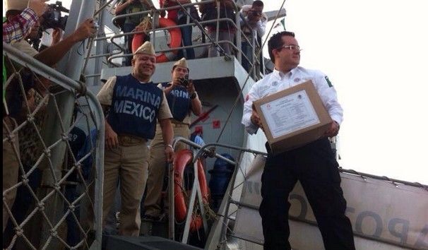 Arriba ‘El Zapoteco’ a La Paz con 130 toneladas de ayuda Arriba ‘El Zapoteco’ a La Paz con 130 toneladas de ayuda