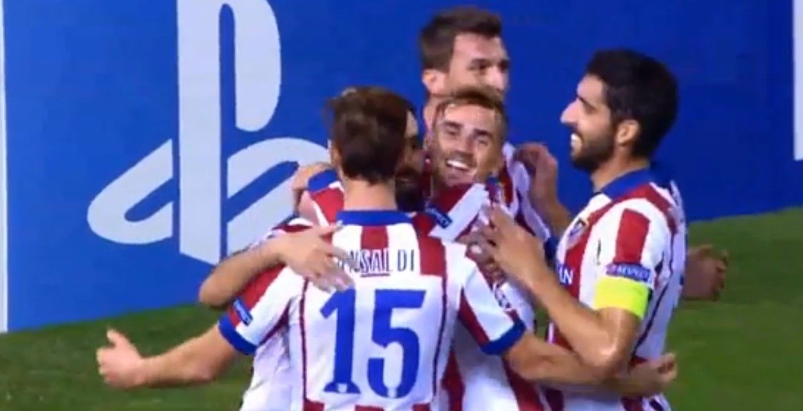 Atlético vence a Juventus en la Champions League