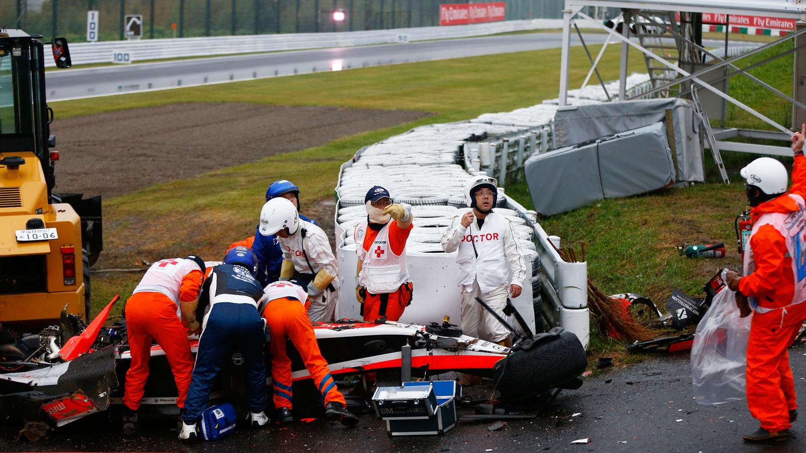 Se accidenta Bianchi en Gran Premio de Japón