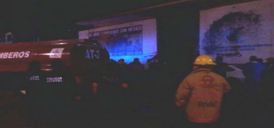 Atacan con bomba molotov oficinas del sindicato del IMSS en Oaxaca