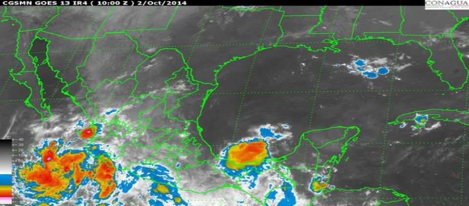 SMN alerta por lluvias en el territorio nacional