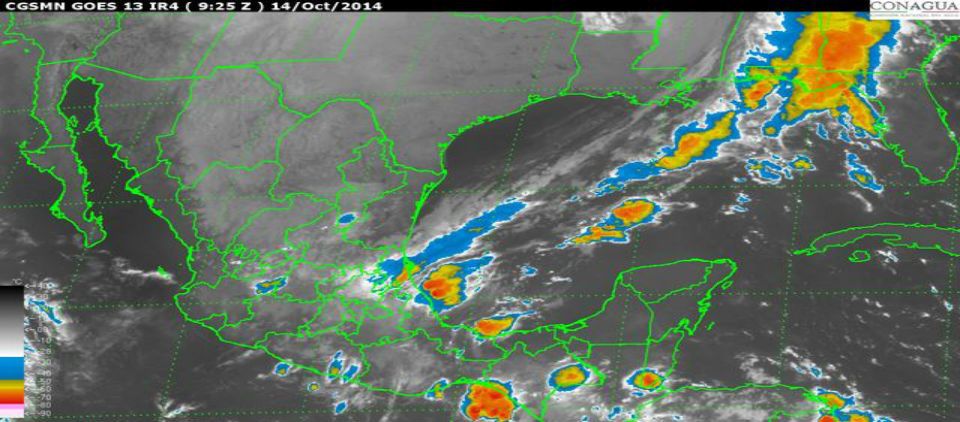 En Oaxaca, Chiapas, Tabasco y Veracruz habrá lluvias muy fuertes