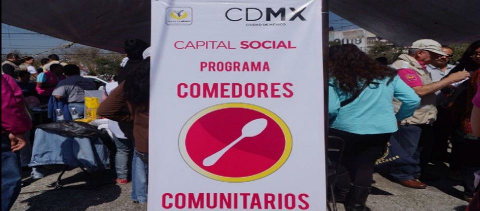 Comedores comunitarios del DF estrenan imagen